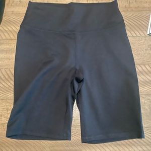 Fabletics black biker shorts